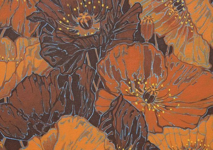 Poppies Iv Card Art | Joseph Jackino