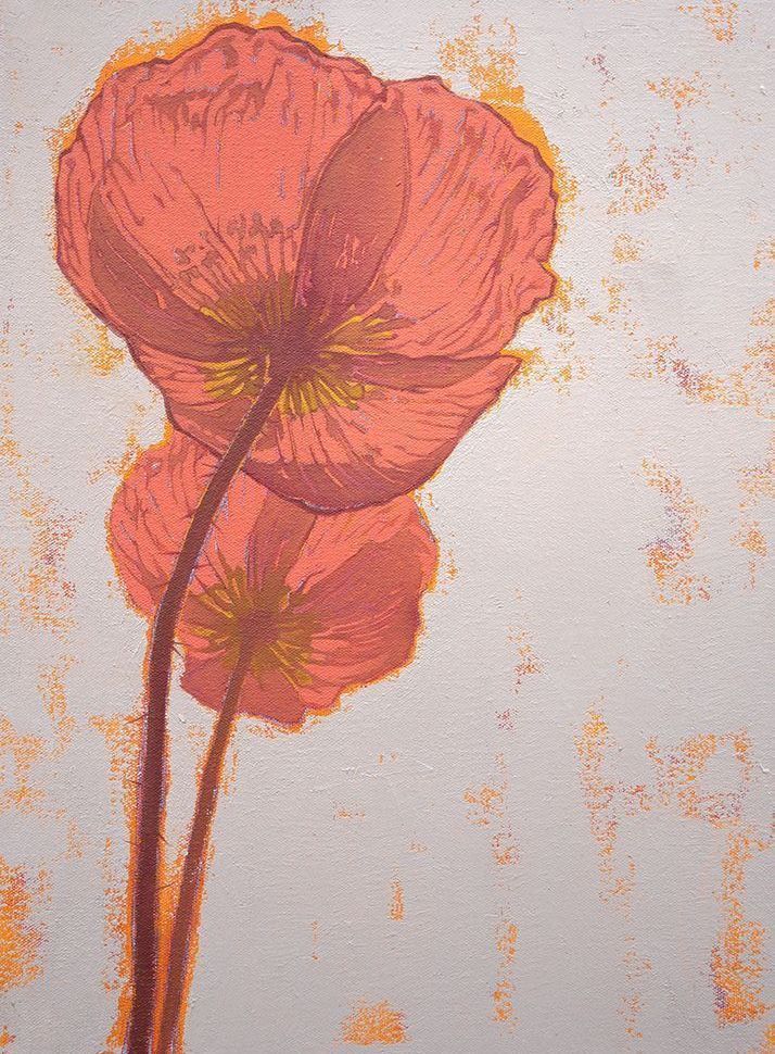 Poppies Ii Card Art | Joseph Jackino