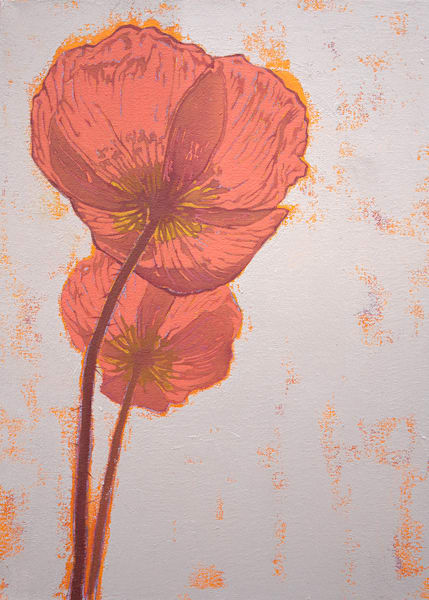Poppies Ii Card Art | Joseph Jackino