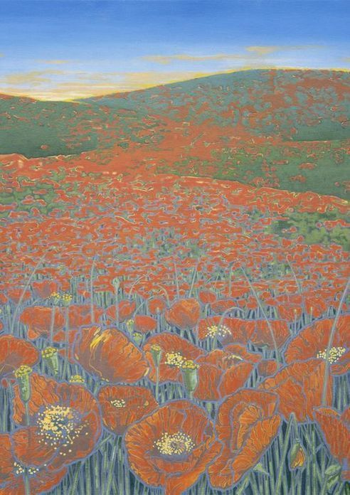 Poppy Field Card Art | Joseph Jackino