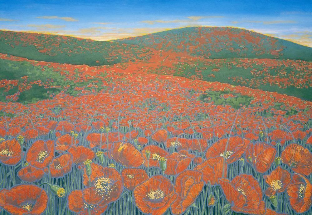 Poppy Field Card Art | Joseph Jackino