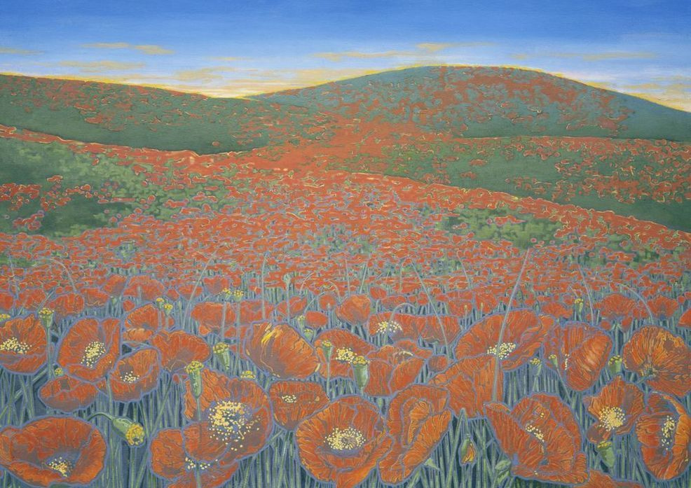Poppy Field Card Art | Joseph Jackino