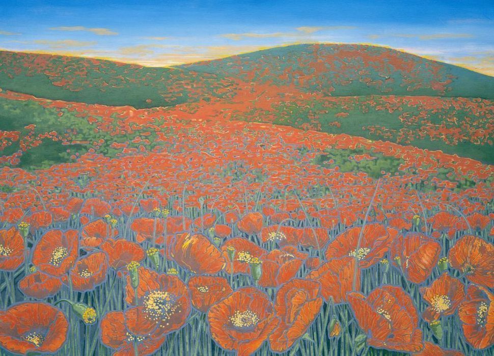 Poppy Field Card Art | Joseph Jackino