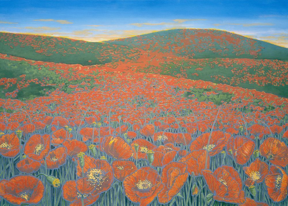 Poppy Field Card Art | Joseph Jackino