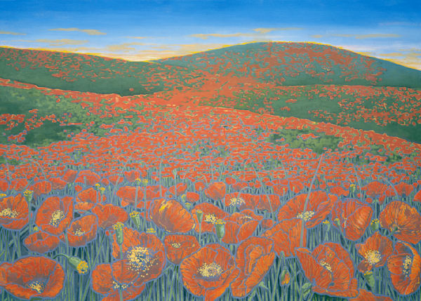 Poppy Field Card Art | Joseph Jackino
