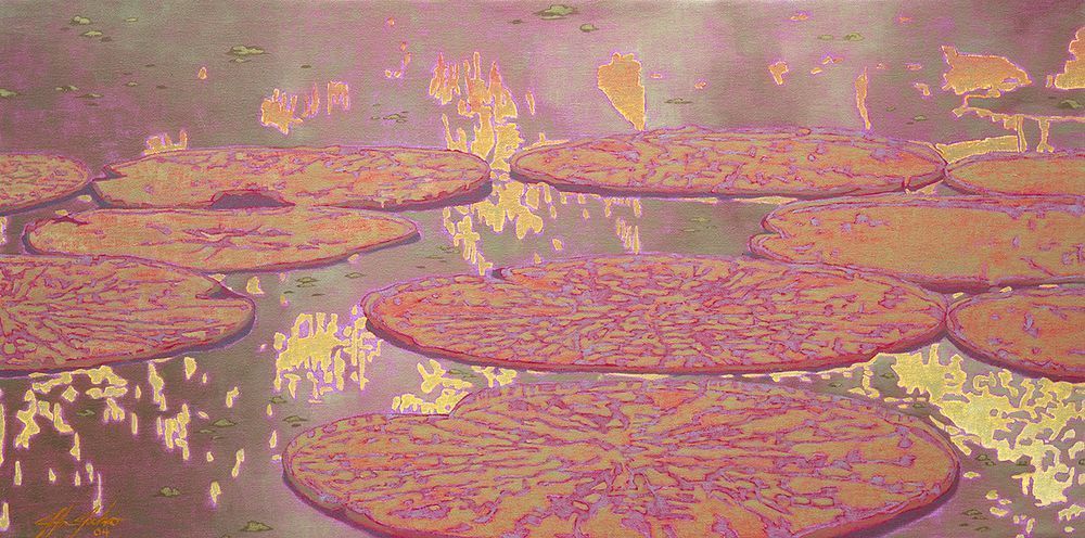 Victoria Lily Pads Art | Joseph Jackino