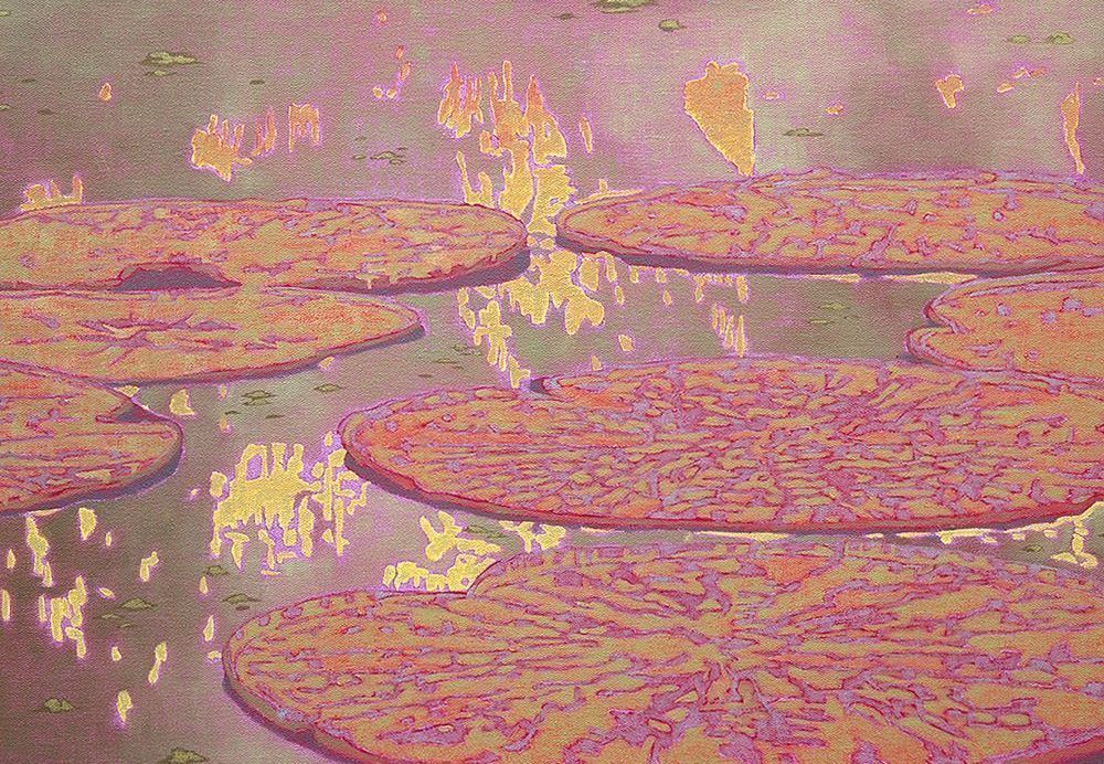 Victoria Lily Pads Card Art | Joseph Jackino