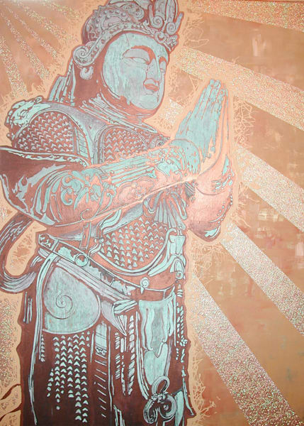 Temple Greeting Card Art | Joseph Jackino