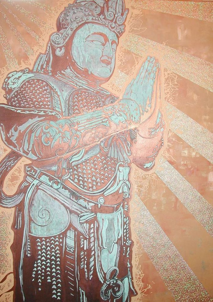 Temple Greeting Card Art | Joseph Jackino