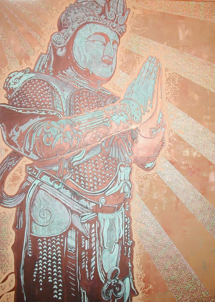 Temple Greeting Card Art | Joseph Jackino