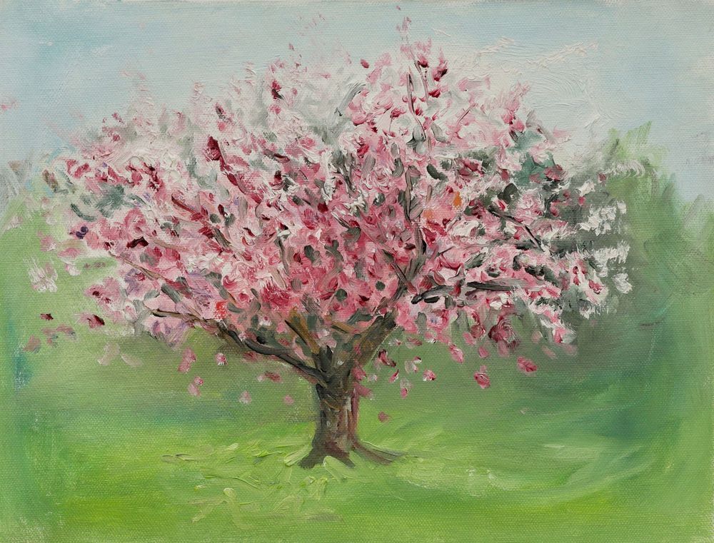 Pink Spring Cloud Art | Art By Guldbrandt