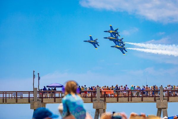 2024 Blue Angels #3 | Pensacola Beach, Florida | Fine Art Landscape Photography on Canvas, Paper, Metal, Acrylic | Photography by Jeff Waldorff