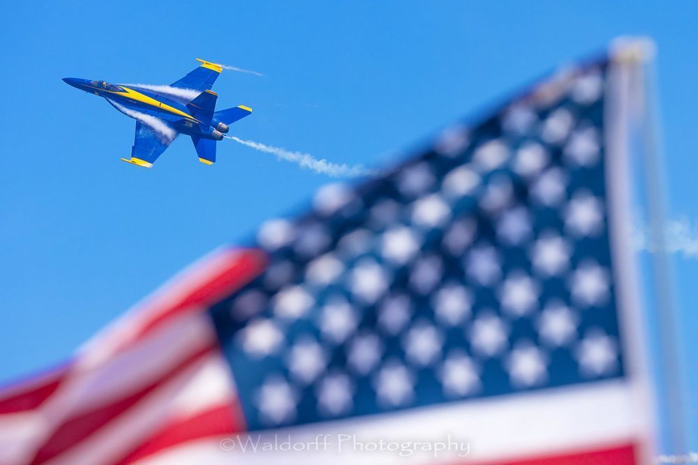 2024 Blue Angels #1 | Pensacola Beach, Florida | Fine Art Landscape Photography on Canvas, Paper, Metal, Acrylic | Photography by Jeff Waldorff