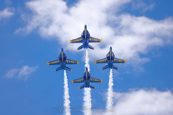 2024 Blue Angels #4 | Pensacola Beach, Florida | Fine Art Landscape Photography on Canvas, Paper, Metal, Acrylic | Photography by Jeff Waldorff