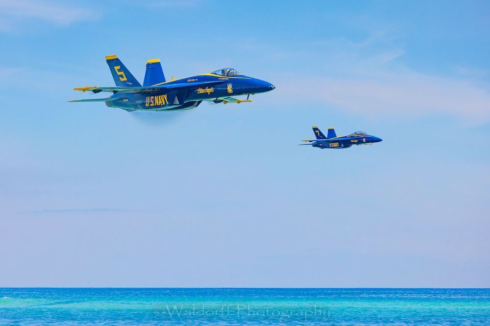 2024 Blue Angels #2 | Pensacola Beach, Florida | Fine Art Landscape Photography on Canvas, Paper, Metal, Acrylic | Photography by Jeff Waldorff
