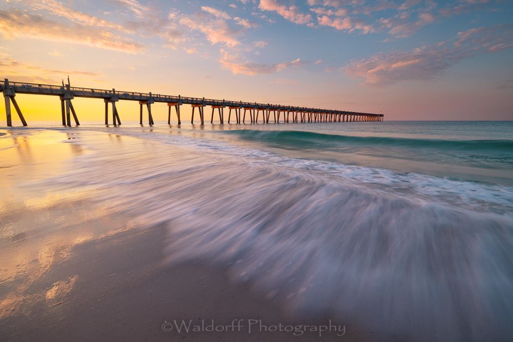 iHeart Pensacola Beach  | Pensacola Beach Pier, Florida  | Fine Art Landscape Photography on Canvas, Paper, Metal, Acrylic | Photography by Jeff Waldorff