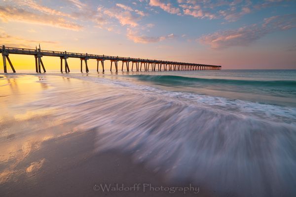 iHeart Pensacola Beach  | Pensacola Beach Pier, Florida  | Fine Art Landscape Photography on Canvas, Paper, Metal, Acrylic | Photography by Jeff Waldorff