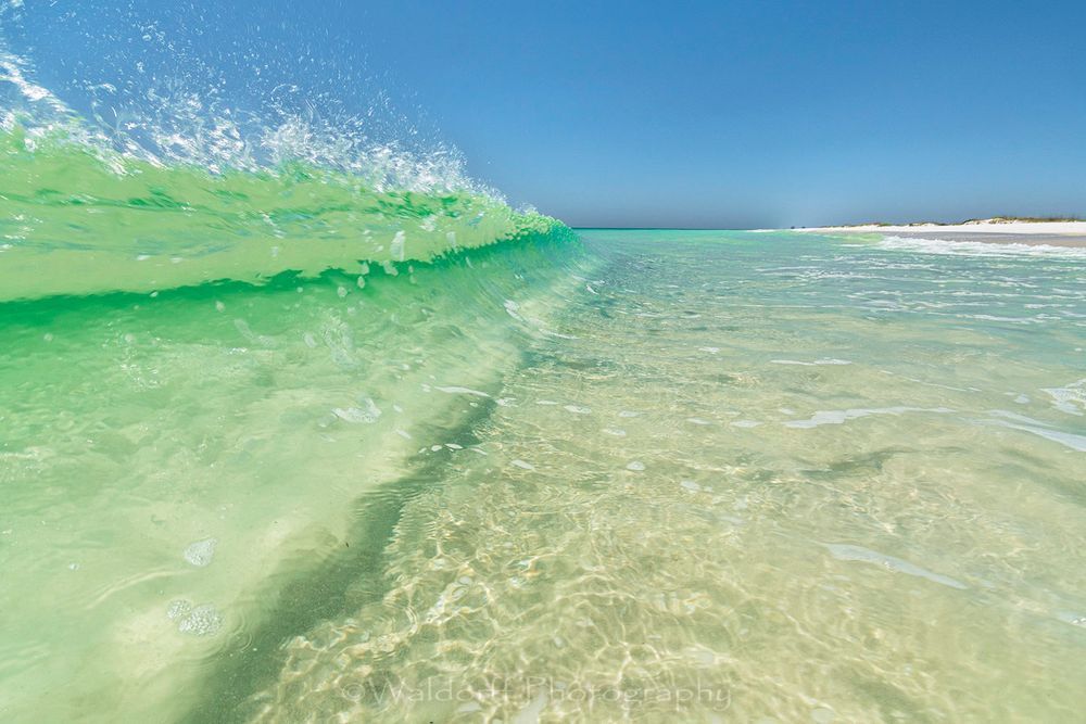 Photographic art of the Emerald Coast of, Florida - Emerald Splash - Fine Art Prints on Canvas, Paper, Metal, & Acrylic | Waldorff Photography