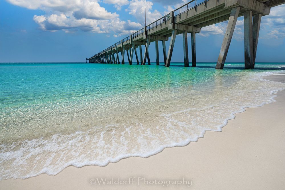 Navarre Beach Pier photo art.