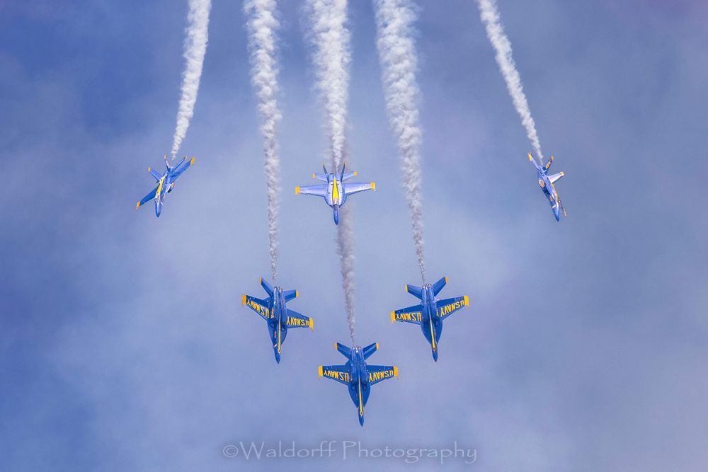 Incoming Blues Photography Art | Waldorff Photography