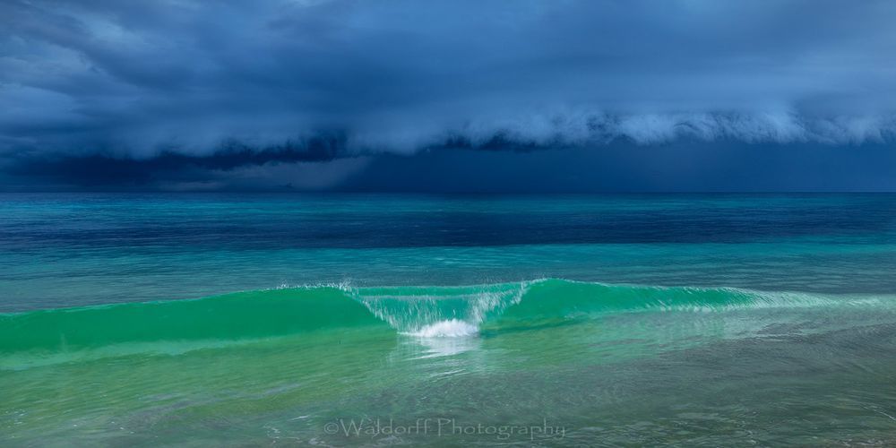 Shelf cloud coming ashore along the Emerald Coast of Florida | Fine Art Photography on Canvas, Paper, Metal, and Acrylic