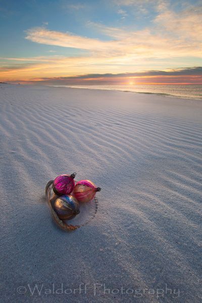 Beach Christmas Ornaments