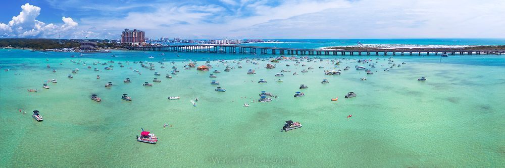 Crab Island | Destin Bridge, Florida | Emerald Coast, Florida | Waldorff Photography