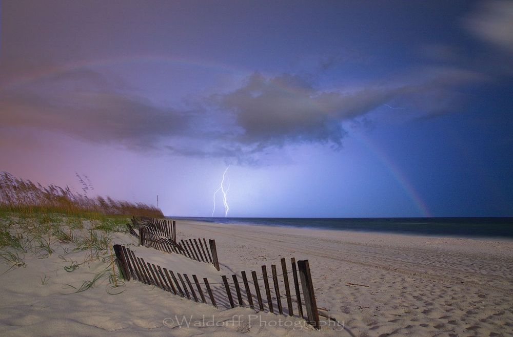 A moonbow in a thunderstorm taken on
Pensacola Beach, Florida | Fine Art Prints on Canvas, Paper, Metal, & More | Waldorff Photography