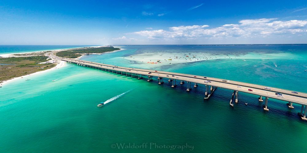 Destin Bridge- Fine Art Prints on Canvas, Paper, Metal, & More | Waldorff Photography