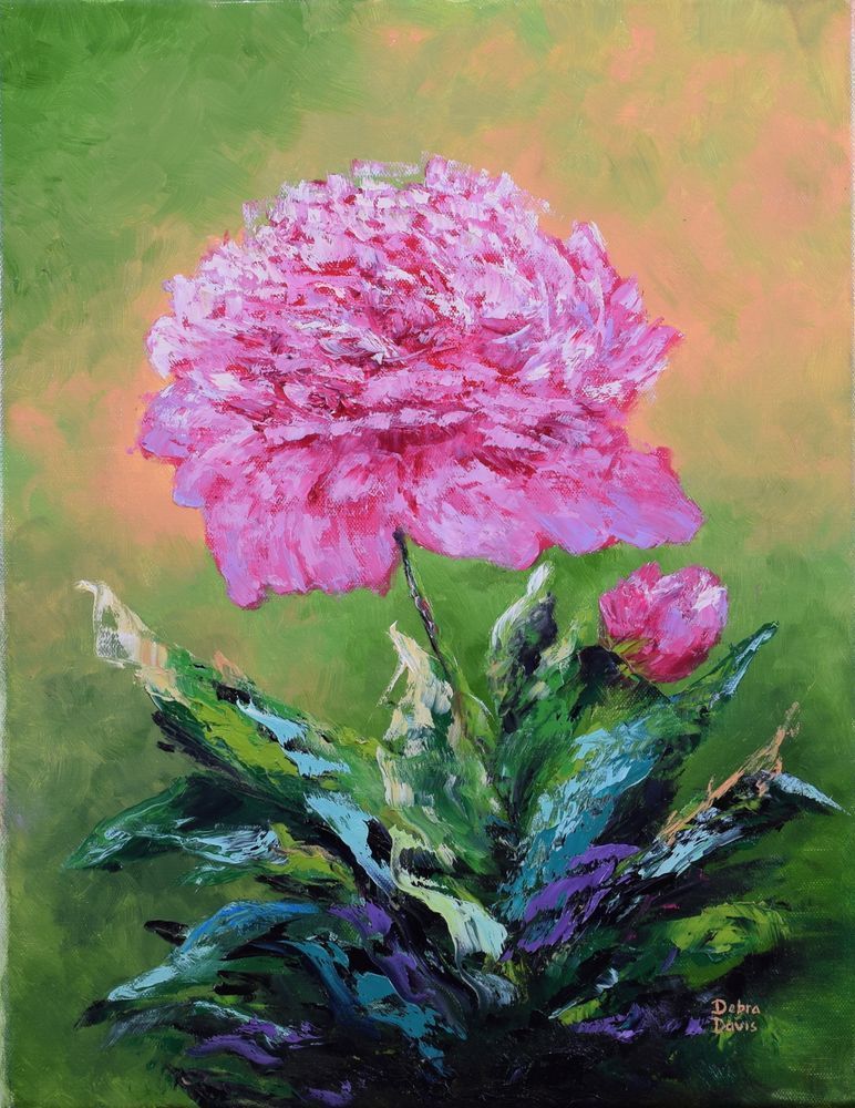Pink Peony Art | Debra Davis Fine Art