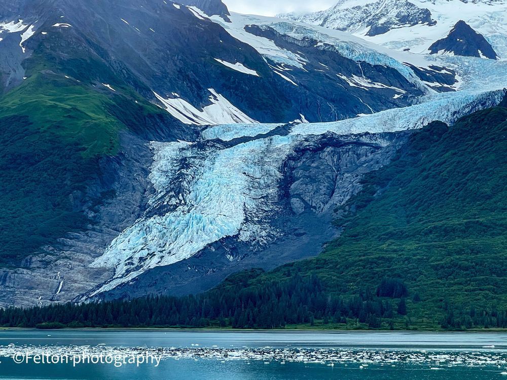 Alaska Waterfall - Stunning Glacier Photography by Felton Fotography
