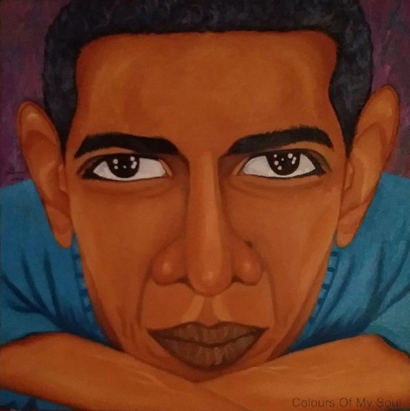 Obama Is Chilling Art | Colours of My Soul