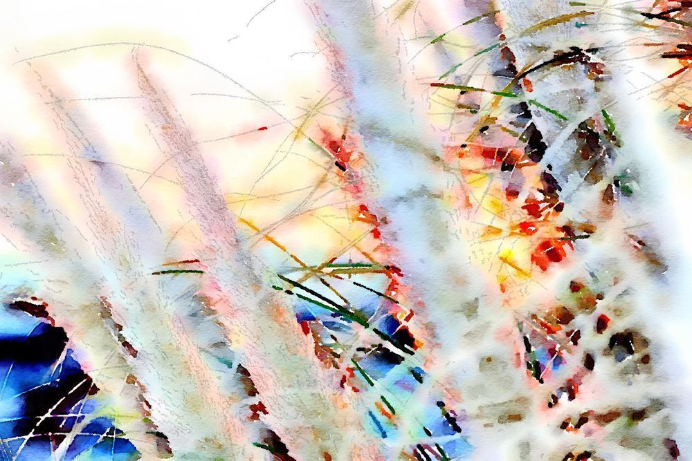 Seagrass Watercolor Art | MangosArt, LLC