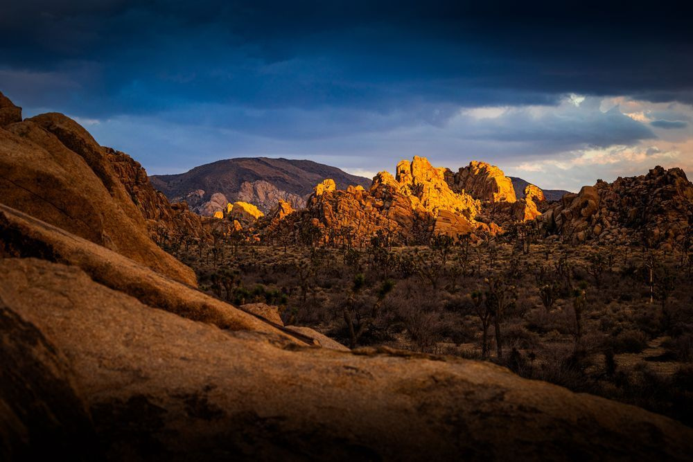Depth of Field Rock Pile Sunset.jpg