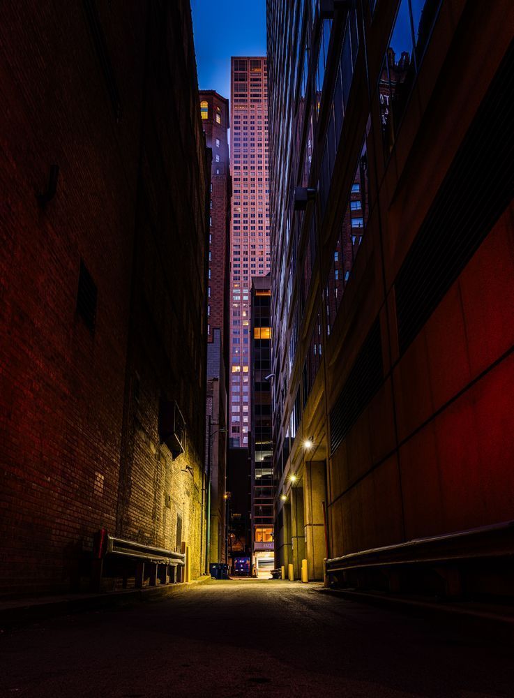 Blue Hour Alley Photography Art | John Lazo Photography