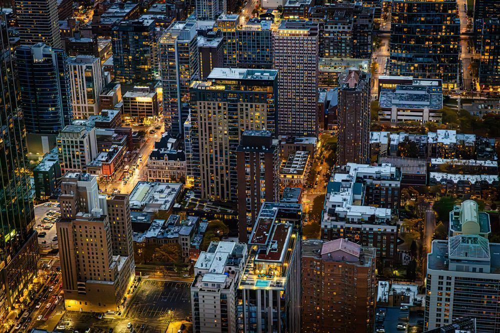 Chicago, Early Evening Photography Art | John Lazo Photography