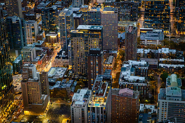 Chicago, Early Evening Photography Art | John Lazo Photography