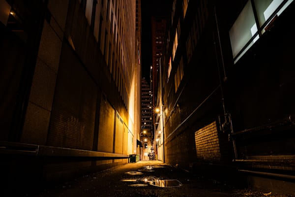 Alley Puddles Photography Art | John Lazo Photography