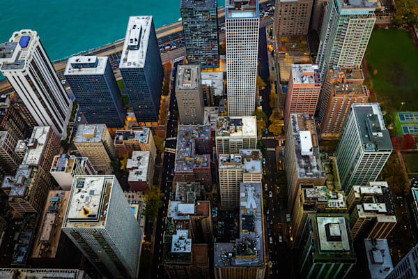 Lake Shore Drive Rooftops Photography Art | John Lazo Photography
