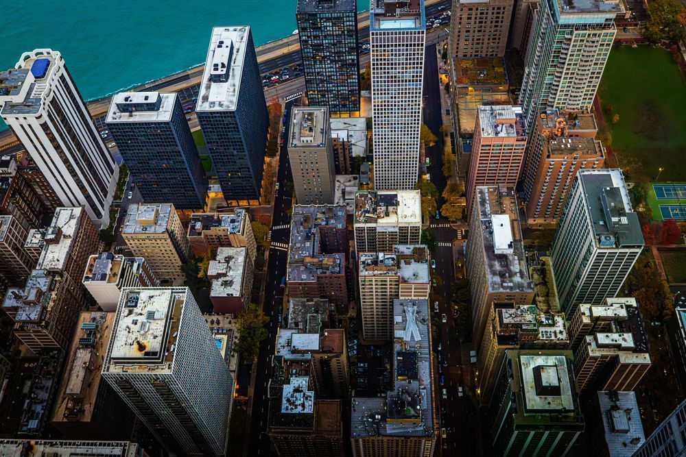 Lake Shore Drive Rooftops Photography Art | John Lazo Photography