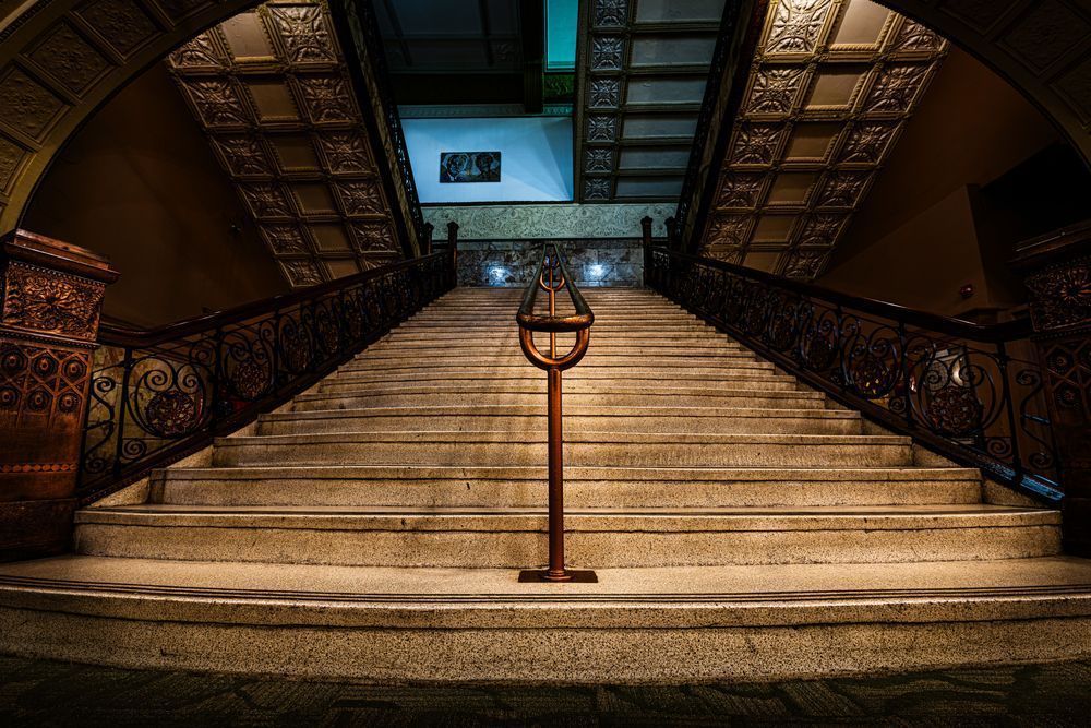 Roosevelt University Stairs Photography Art | John Lazo Photography