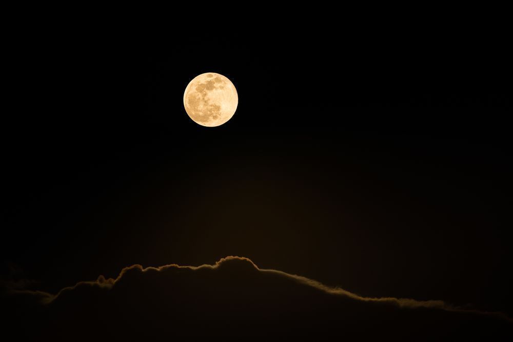Supermoon & Clouds Photography Art | John Lazo Photography