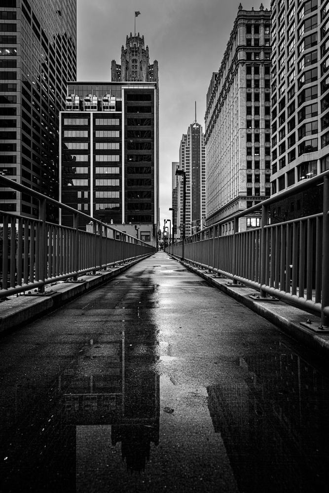 Wrigley Building Reflection Photography Art | John Lazo Photography