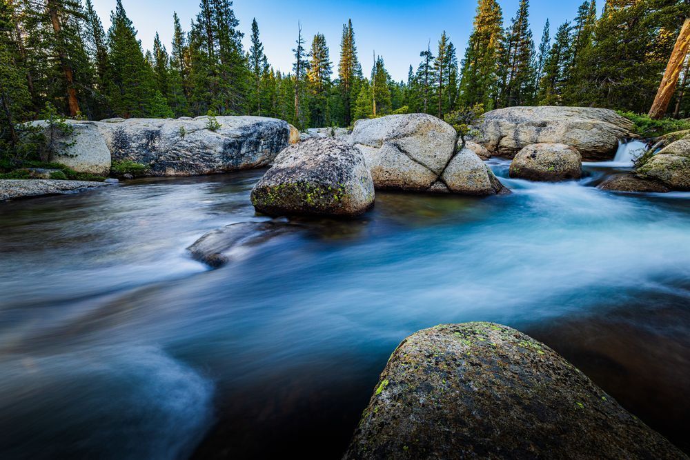 Tuolumne River Blues Photography Art | John Lazo Photography
