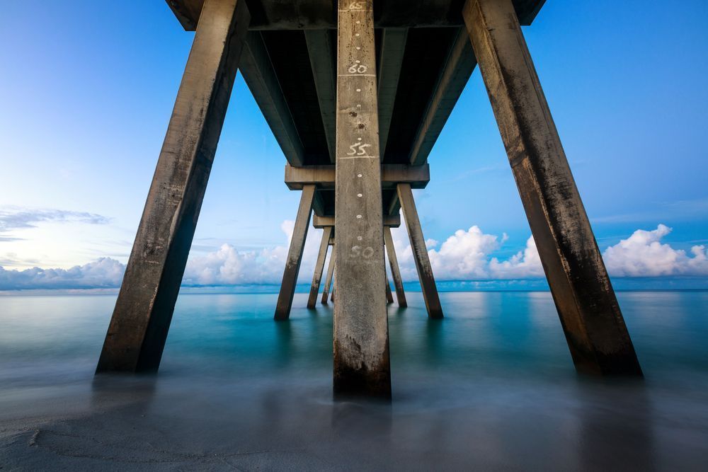 Under Navarre Beach Pier Photography Art | John Lazo Photography