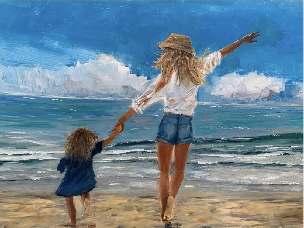 Beach Girls Art | Dave Fox Studios