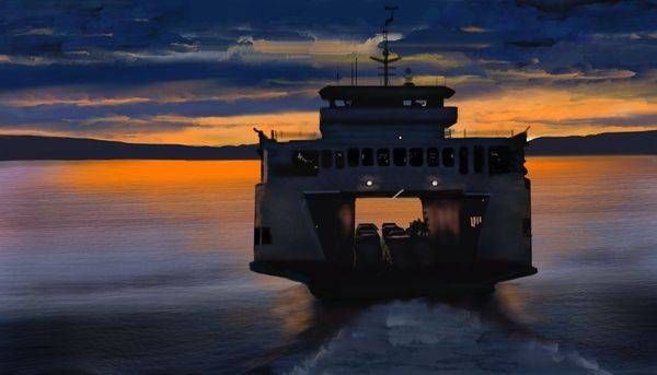 Sound Ferry Art | Dave Fox Studios