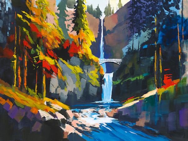 Multnomah Falls Art | Dave Fox Studios