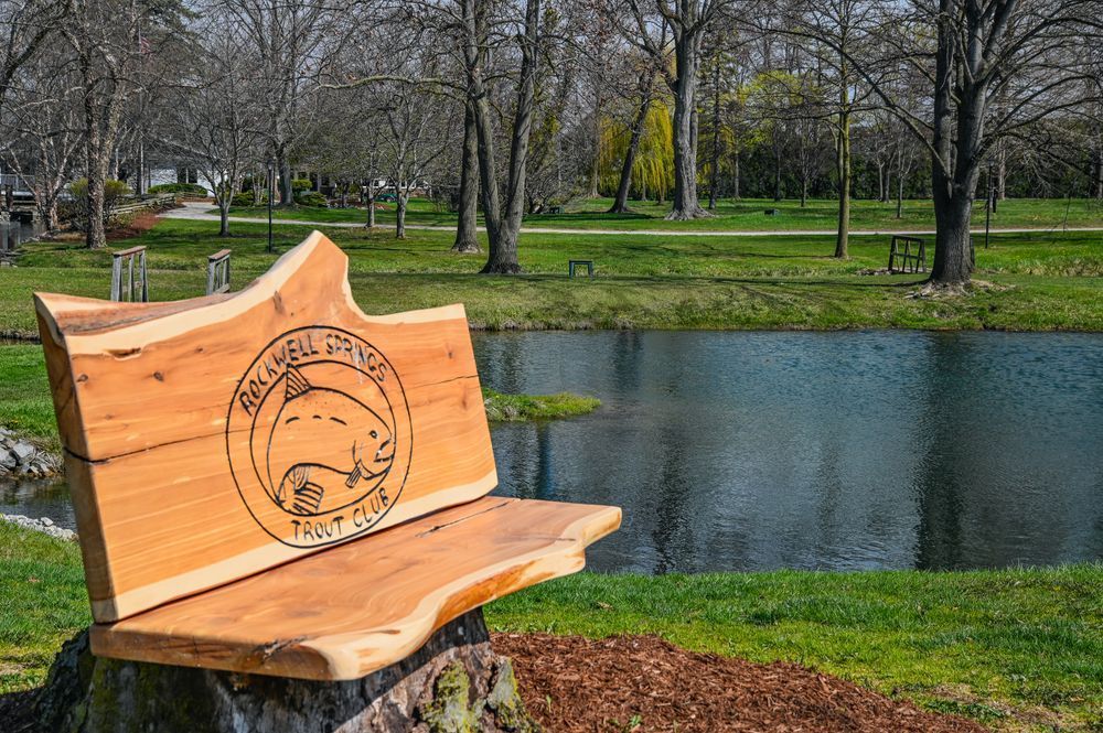 Trout Club Bench Photography Art | Steve Rizzi Photography