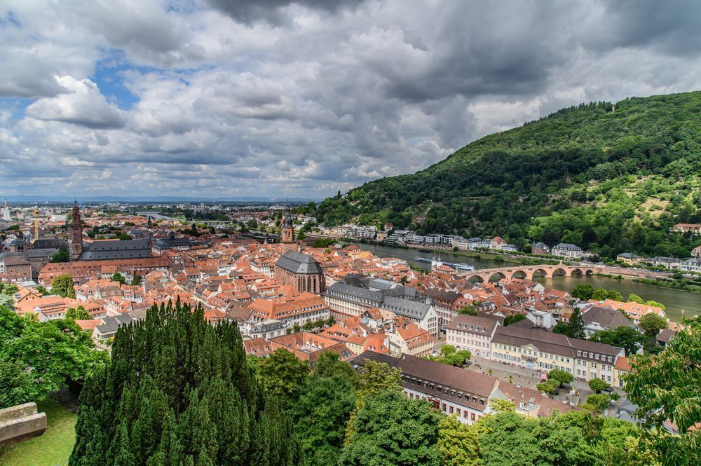 Heidelberg From Above Photography Art | Steve Rizzi Photography